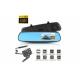 Oglinda retrovizoare cu camera fata-spate, ecran 4,3 inch, night vision