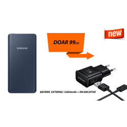 Super oferta Baterie externa Samsung 12000mAh+ INCARCATOR PRIZA ORIGINAL SAMSUNG FAST CHARGER Super oferta Baterie externa Samsung 12000mAh+ INCARCATOR PRIZA ORIGINAL SAMSUNG FAST CHARGER