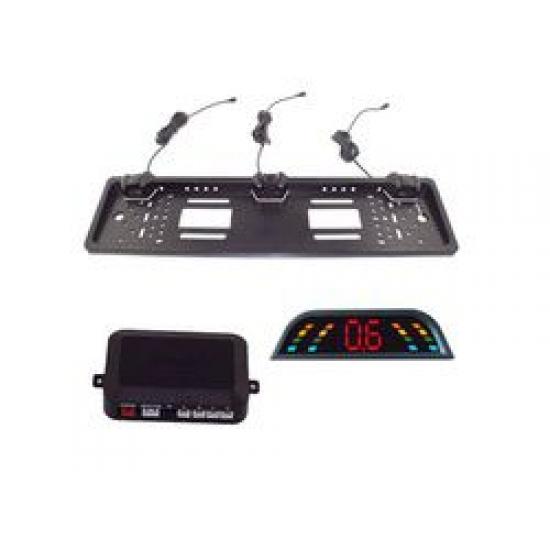 Senzori de parcare cu display LED pentru suportul de numar Senzori de parcare cu display LED pentru suportul de numar