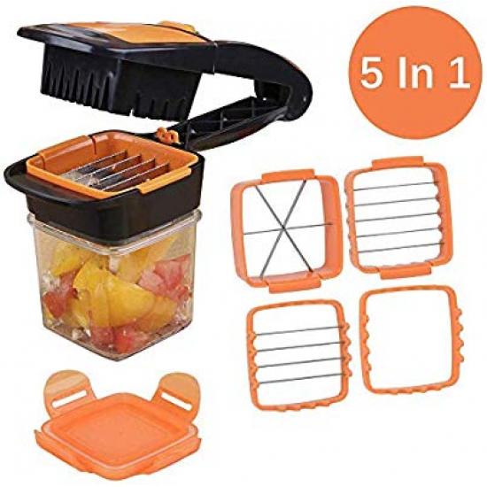 TOCATOR SI FELIATOR PENTRU LEGUME SAU FRUCTE 5 IN 1 NICER DICER QUICK TOCATOR SI FELIATOR PENTRU LEGUME SAU FRUCTE 5 IN 1 NICER DICER QUICK