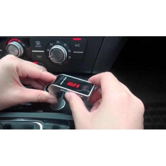 SUPORT TELEFEON + CADOU Modulator FM HandsFree Bluetooth SUPORT TELEFEON + CADOU Modulator FM HandsFree Bluetooth