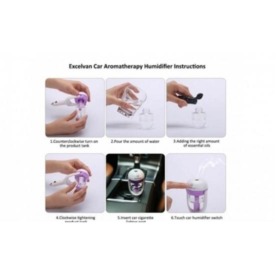 Difuzor de uleiuri esentiale, umidificator si purificator aer