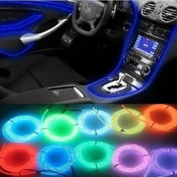 Fir cu neon pentru lumina ambientala - rosu, albastru sau galben Fir cu neon pentru lumina ambientala - rosu, albastru sau galben