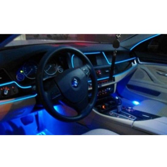 Fir cu neon pentru lumina ambientala - rosu, albastru sau galben