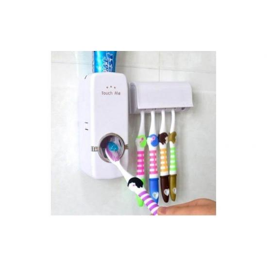Dozator pasta de dinti cu suport pentru periute