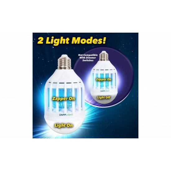 Bec LED 60W & lampa UV anti-tantari, insecte