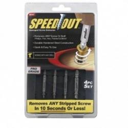 Set de 4 extractoare, "Speed Out", pentru suruburi rupte Set de 4 extractoare, "Speed Out", pentru suruburi rupte