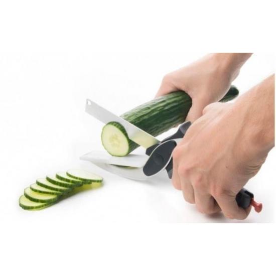Cutit pentru bucatarie 2 in 1