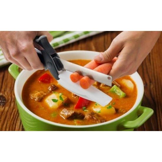 Cutit pentru bucatarie 2 in 1