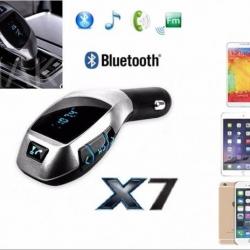 Car Kit Bluetooth X7 - Modulator FM  Car Kit Bluetooth X7 - Modulator FM