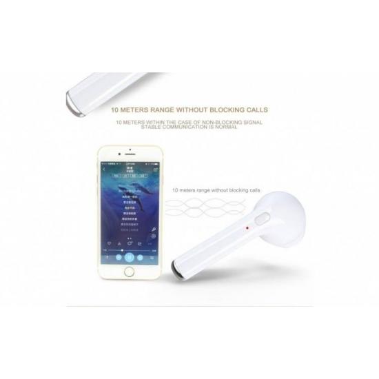 Casti i7 TWS, True Wireless, Bluetooth, incarcator incorporat Casti i7 TWS, True Wireless, Bluetooth, incarcator incorporat