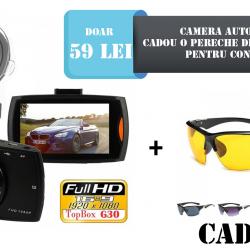 Camera auto portabila HD 1920*1080 + CADOU O PERECHE DE OCHELARI  PENTRU CONDUS Camera auto portabila HD 1920*1080 + CADOU O PERECHE DE OCHELARI  PENTRU CONDUS
