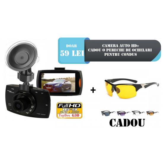 Camera auto portabila HD 1920*1080 + CADOU O PERECHE DE OCHELARI  PENTRU CONDUS