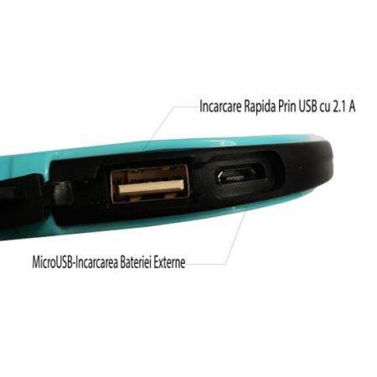 Baterie Externa Powerbank FastCharge 22.800 mAh Cu Incarcare Solara , 20 LED-uri , LED UV , 2 Porturi USB Pentru Incarcare Baterie Externa Powerbank FastCharge 22.800 mAh Cu Incarcare Solara , 20 LED-uri , LED UV , 2 Porturi USB Pentru Incarcare