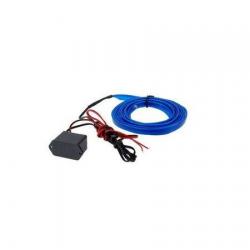 Fir neon cu aripioare culoare albastru 1 metru 12V Fir neon cu aripioare culoare albastru 1 metru 12V
