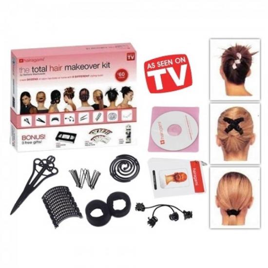Hairagami Total Hair Makeover Kit De Par