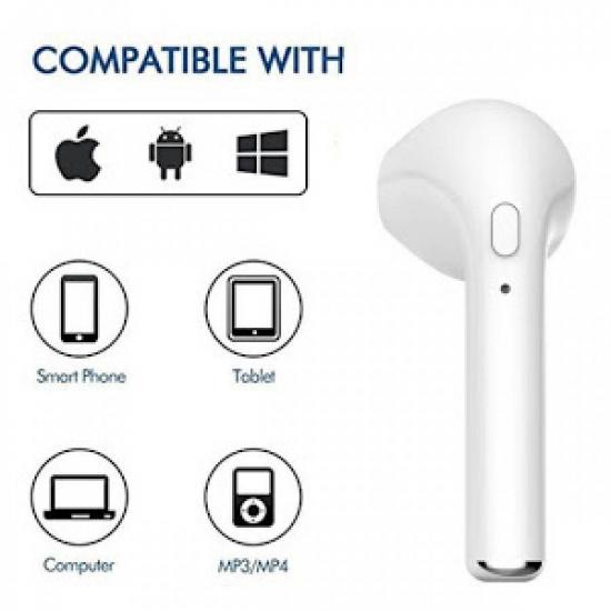 Mini Casca Bluetooth i7 cu design minimalist pentru android/ios