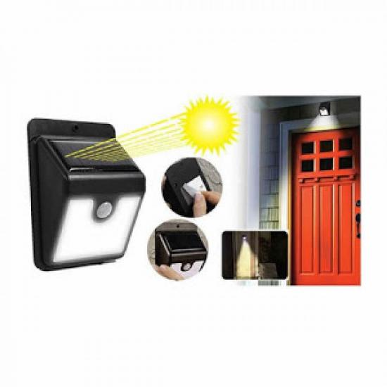 Set 2 x lampa cu LED - incarcare solara si senzor de miscare