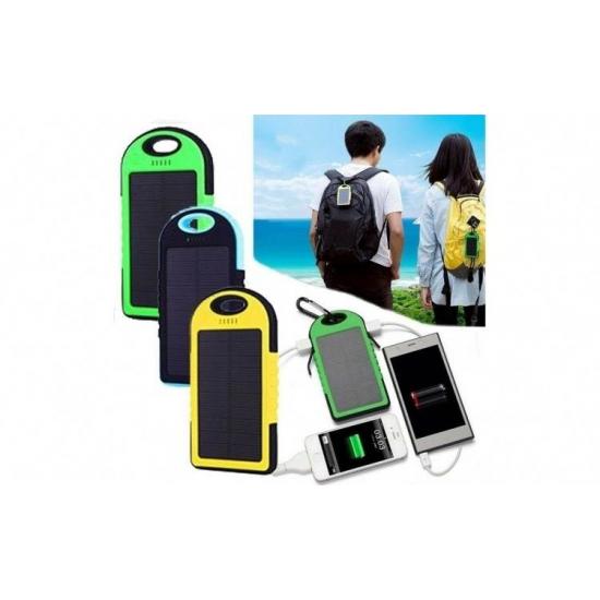 Baterie externa Power Bank 8000 mAh+Cablu incarcare Samsung, cu incarcare solara