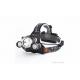 Lanterna frontala cu acumulator, Led si zoom Cree 5W