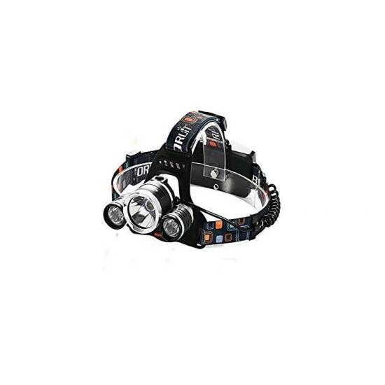 Lanterna frontala cu acumulator, Led si zoom Cree 5W