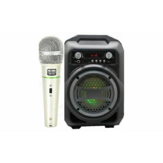 Boxa portabila Bluetooth BS-12 + microfon DM-401